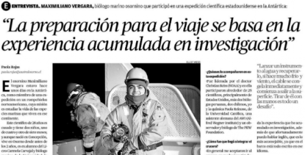 &quot;La preparación para el viaje se basa en la experiencia acumulada en investigación&quot;